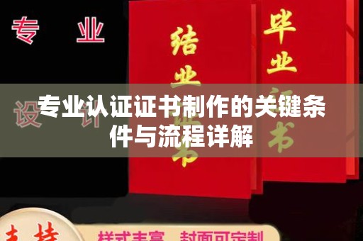 蒸湘专业认证证书制作的关键条件与流程详解