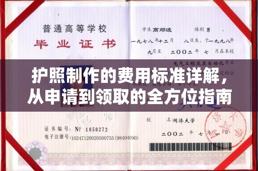 武冈护照制作的费用标准详解，从申请到领取的全方位指南